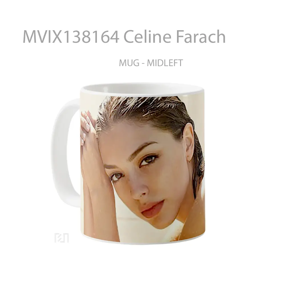 Mug Celine Farach Gelas Keramik Unik - All-side / Desain