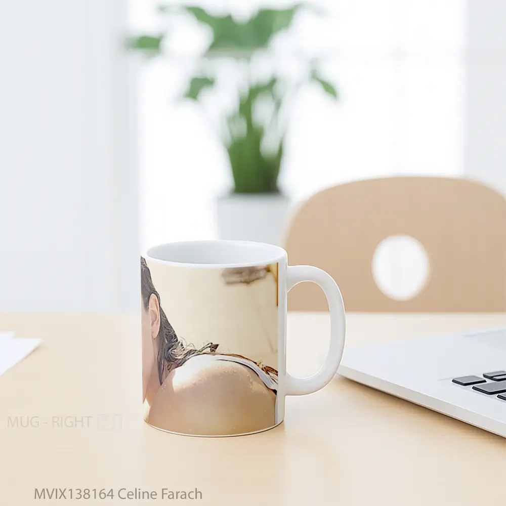 Mug Celine Farach Gelas Keramik Unik - All-side / Desain