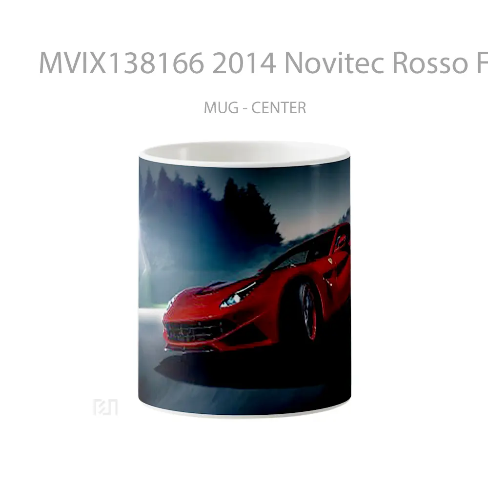 Mug 2014 Novitec Rosso Ferrari F12 Berlinetta N Long Cangkir Mobil