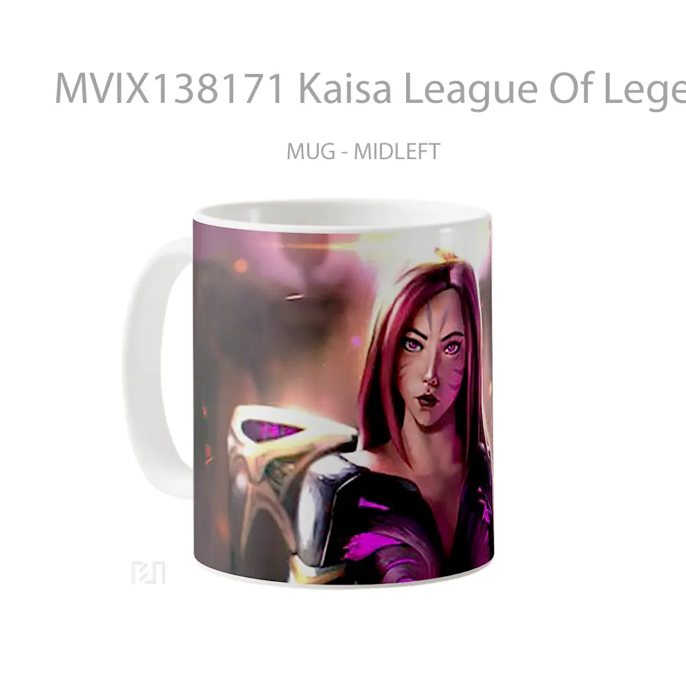 Mug Kaisa League Of Legends Cangkir Gamer - All-side / Desain