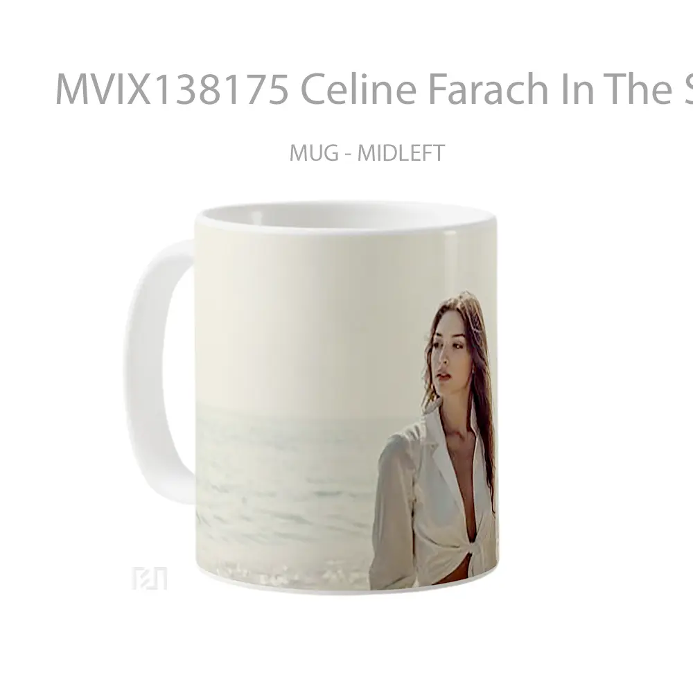 Mug Celine Farach In The Sea Gelas Pemandangan Alam - All-side / Desain