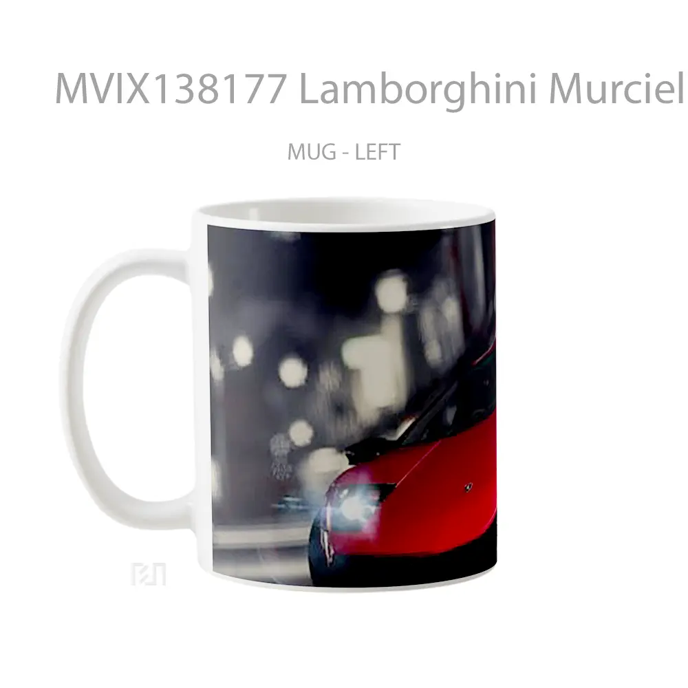 Mug Lamborghini Murcielago V2 Cangkir Mobil - All-side / Desain