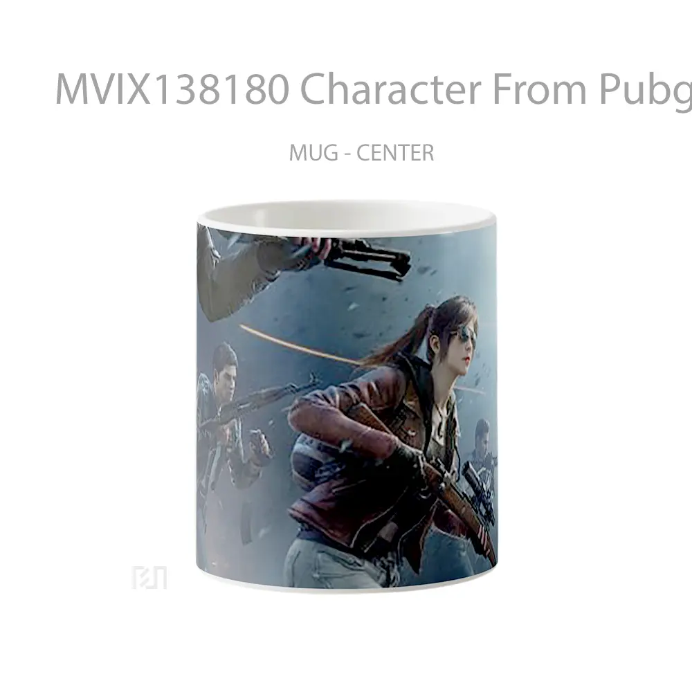 Mug Character From Pubg V2 Cangkir Gamer