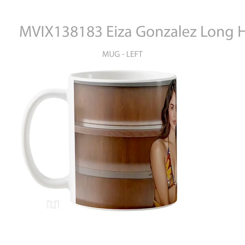 Mug Eiza Gonzalez Long Hair Gelas Selebriti - All-side / Desain