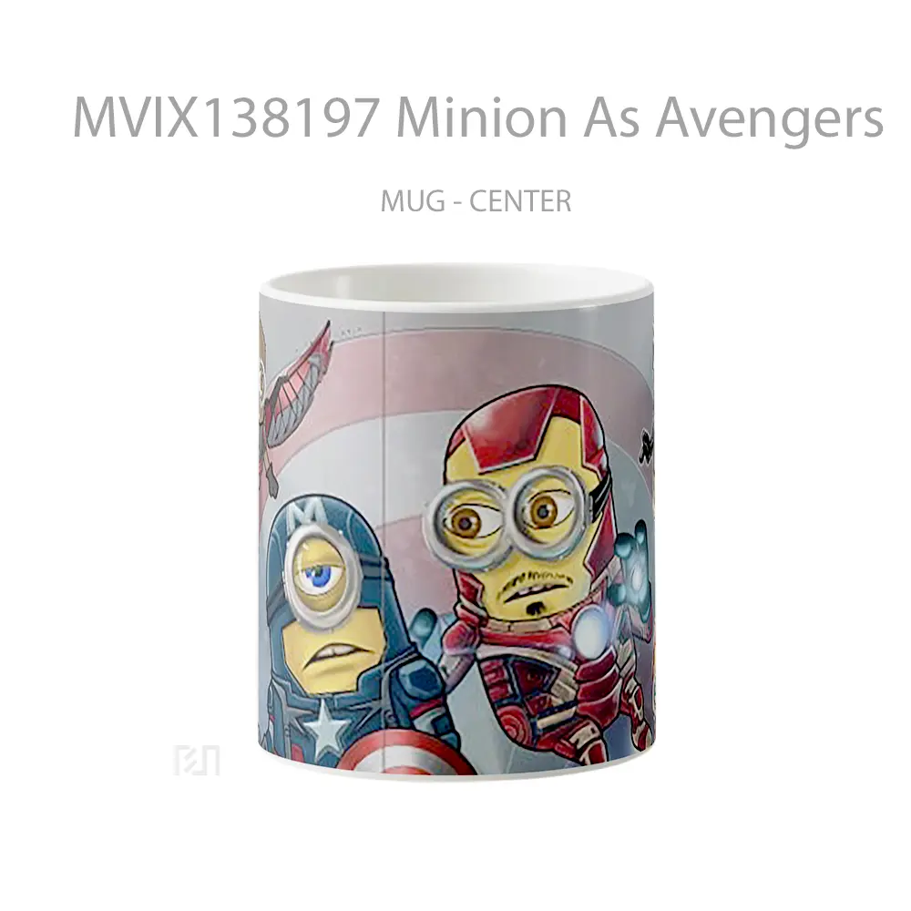 Mug Minion As Avengers Gelas Superhero