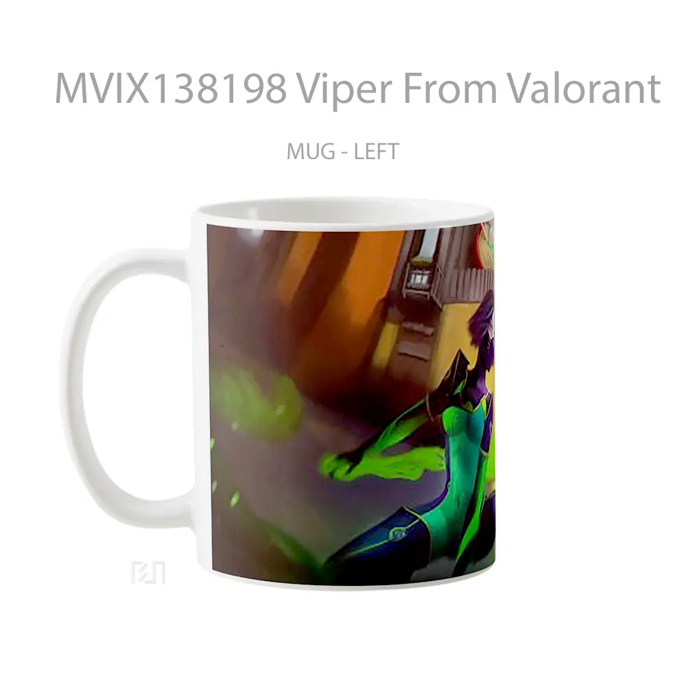 Mug Viper From Valorant Cangkir Gamer - All-side / Desain