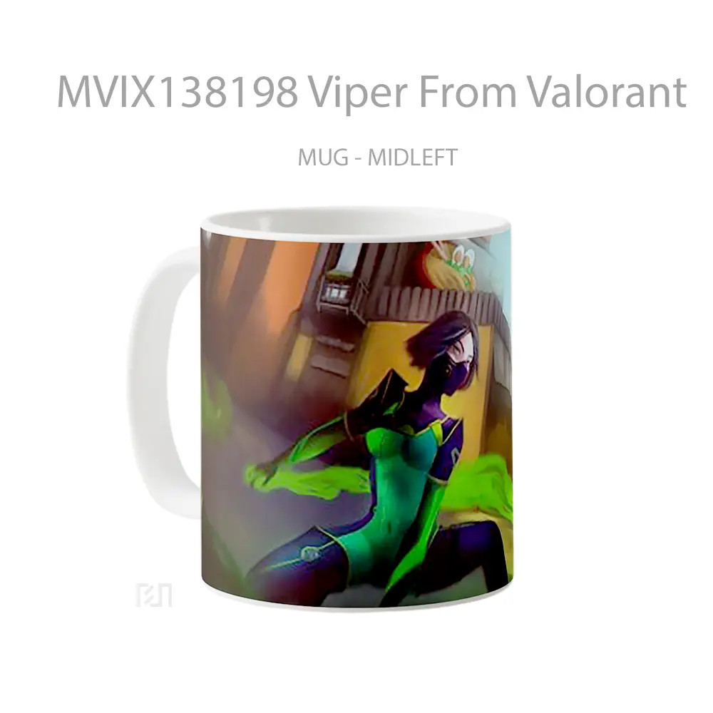 Mug Viper From Valorant Cangkir Gamer - All-side / Desain