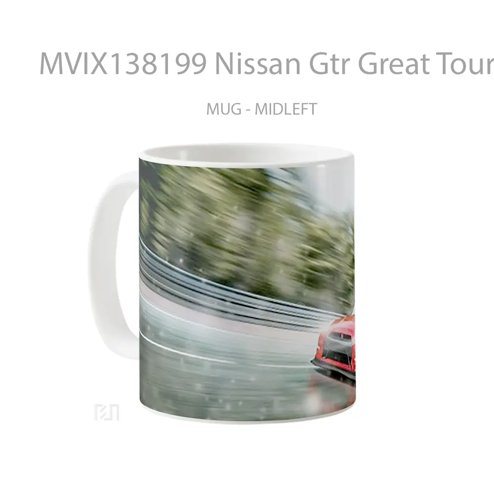 Mug Nissan Gtr Great Tourism Cangkir Mobil - All-side / Desain
