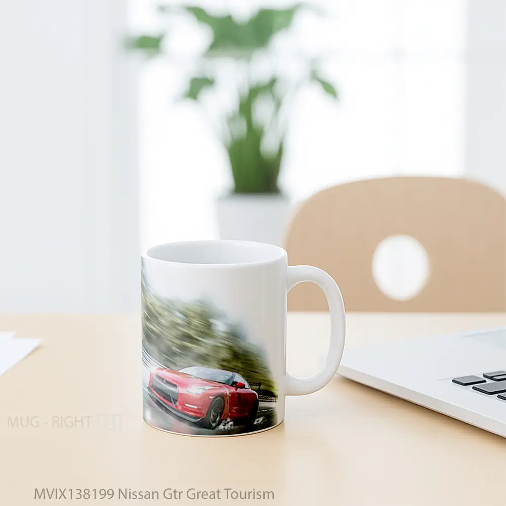 Mug Nissan Gtr Great Tourism Cangkir Mobil - All-side / Desain