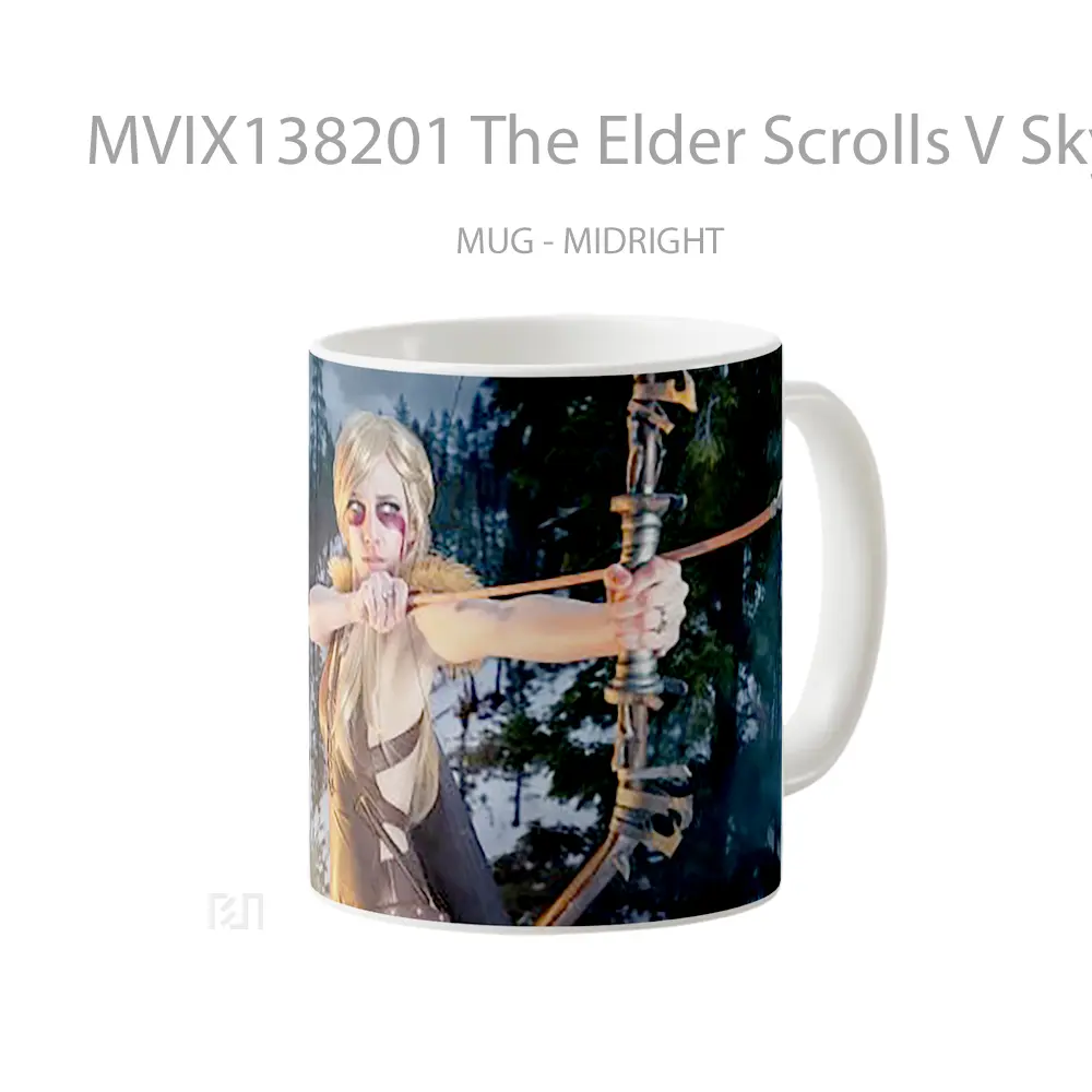 Mug The Elder Scrolls V Skyrim V1 Gelas Keramik Unik - All-side / Desain