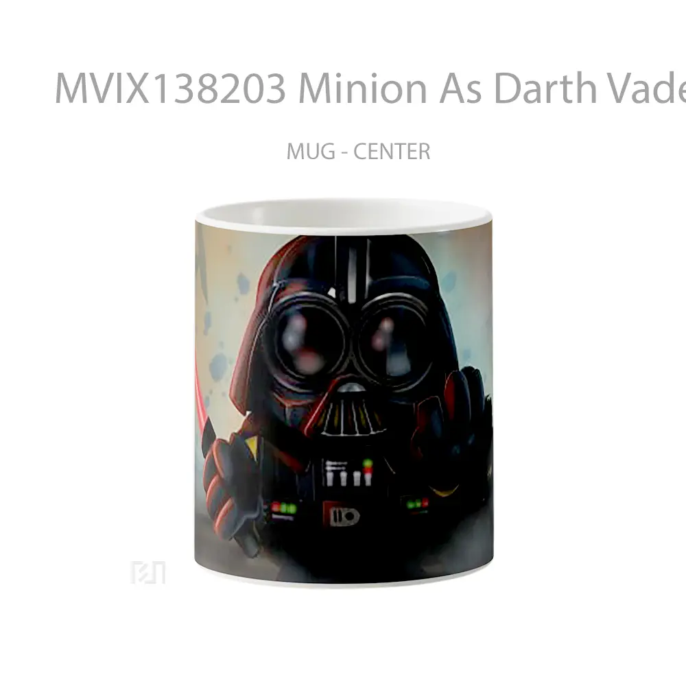 Mug Minion As Darth Vader Gelas Star Wars