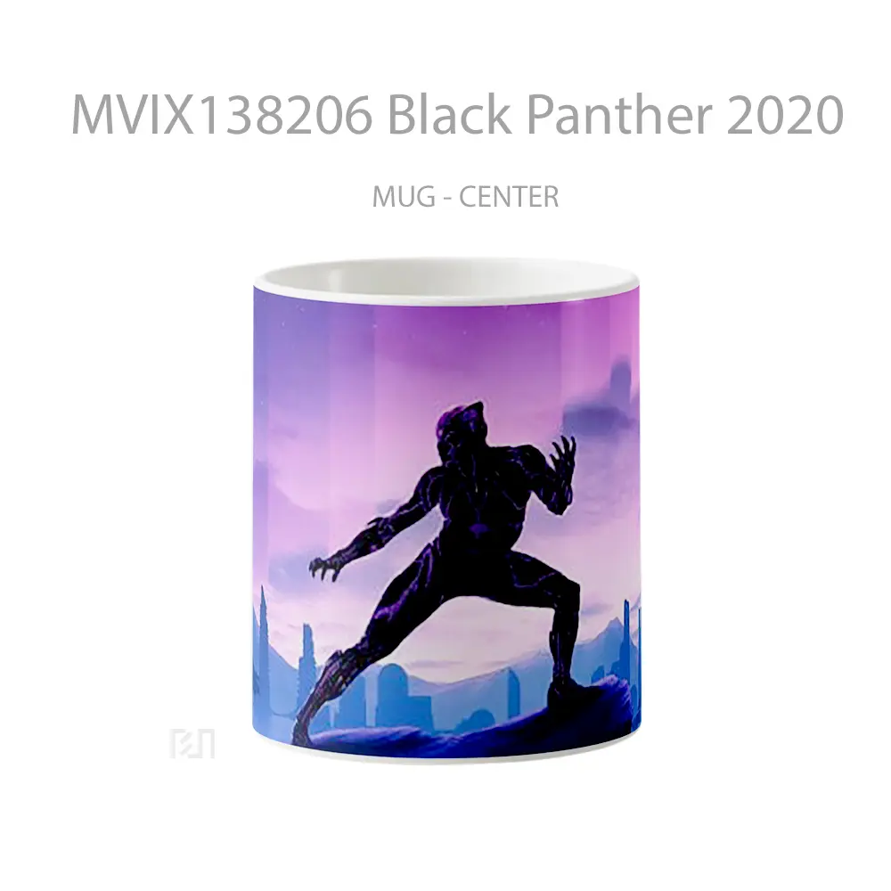 Mug Black Panther 2020 Gelas Superhero