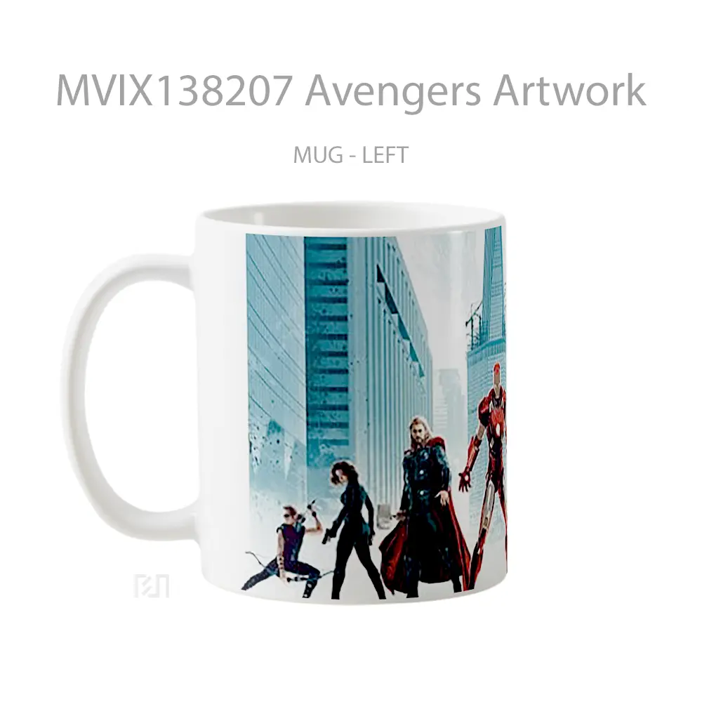 Mug Avengers Artwork Gelas Superhero - All-side / Desain