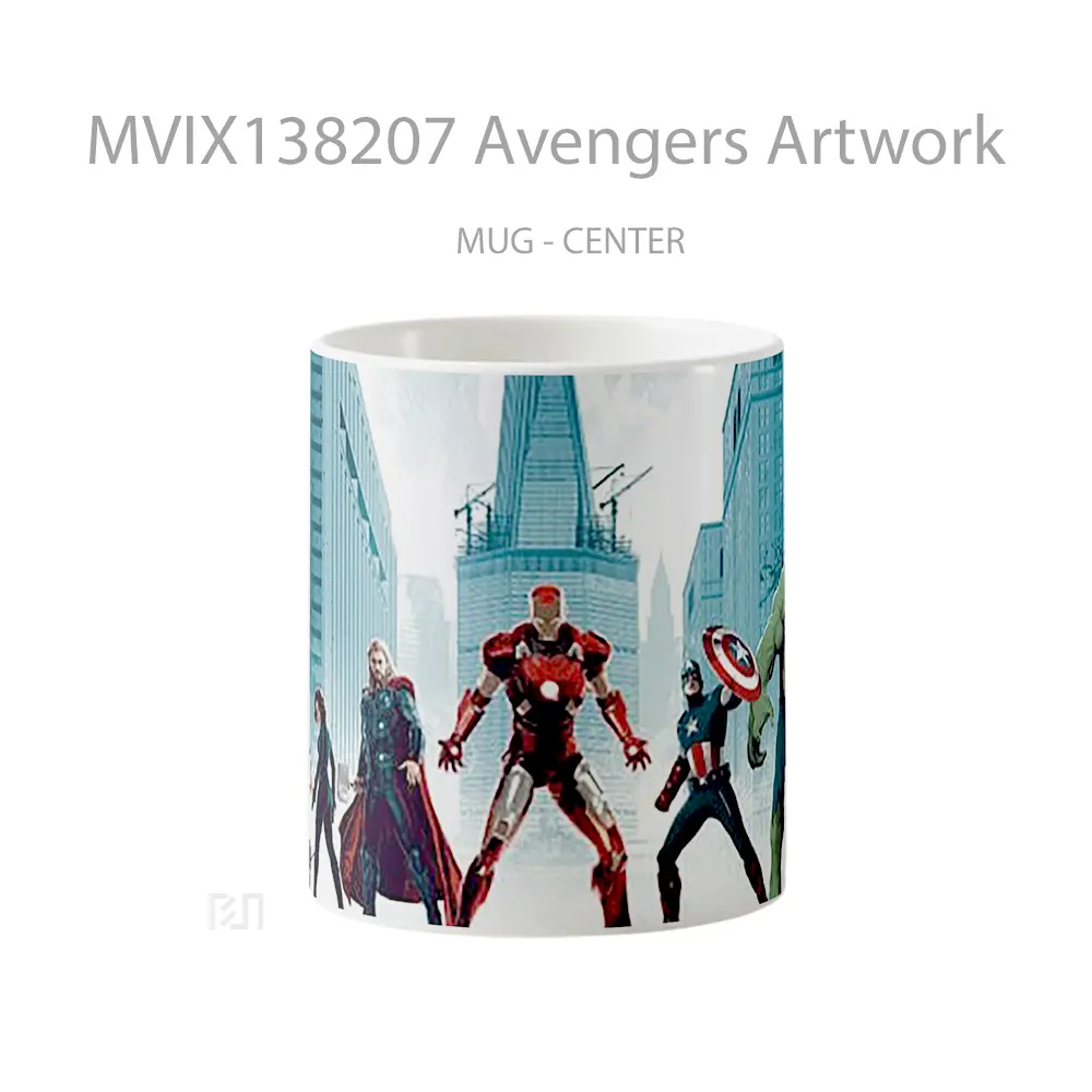 Mug Avengers Artwork Gelas Superhero