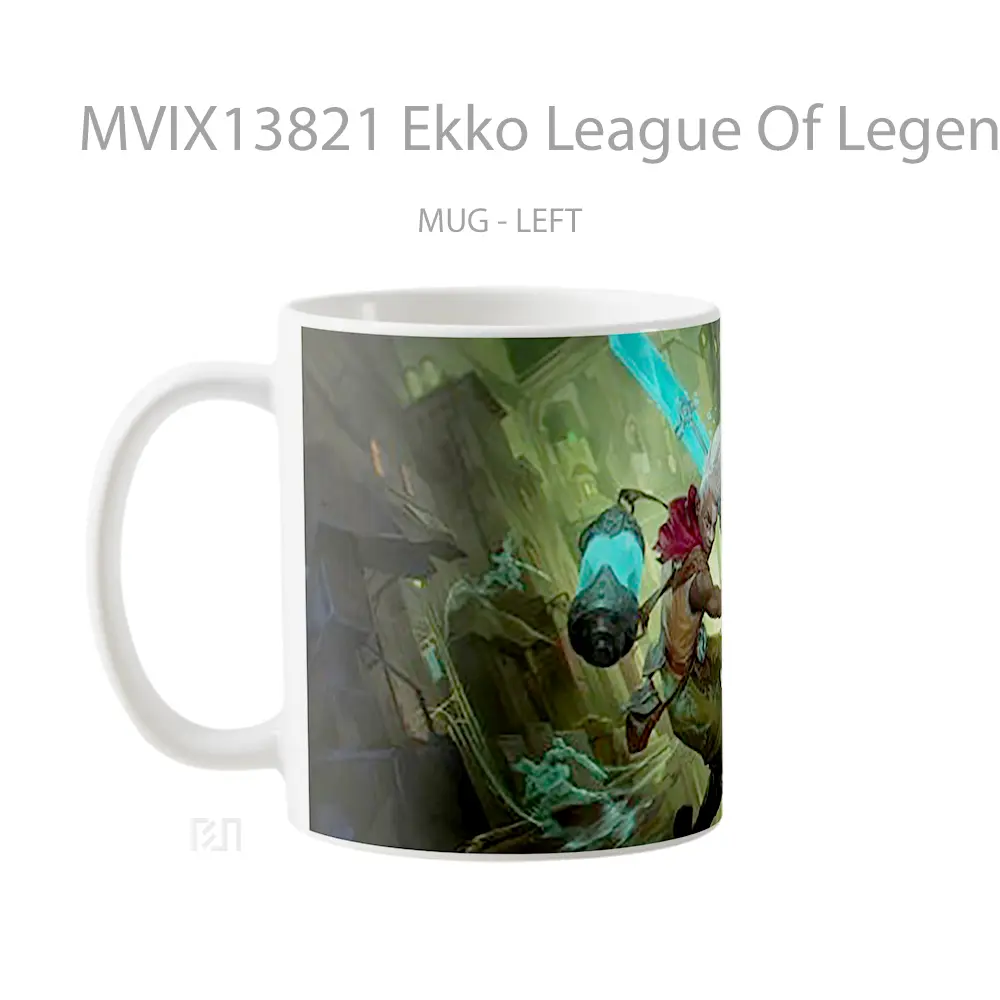 Mug Ekko League Of Legends Cangkir Gamer - All-side / Desain