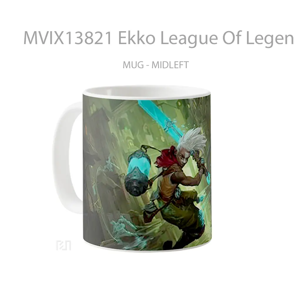 Mug Ekko League Of Legends Cangkir Gamer - All-side / Desain