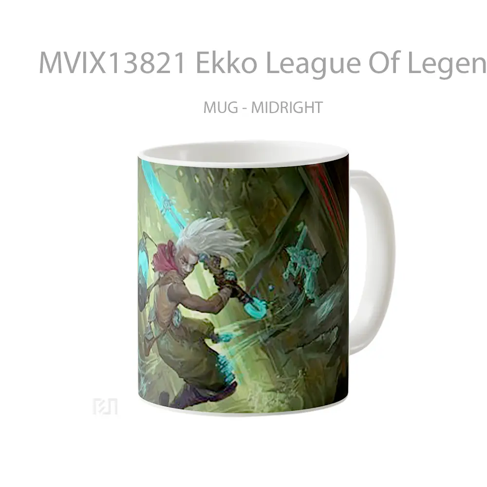 Mug Ekko League Of Legends Cangkir Gamer - All-side / Desain