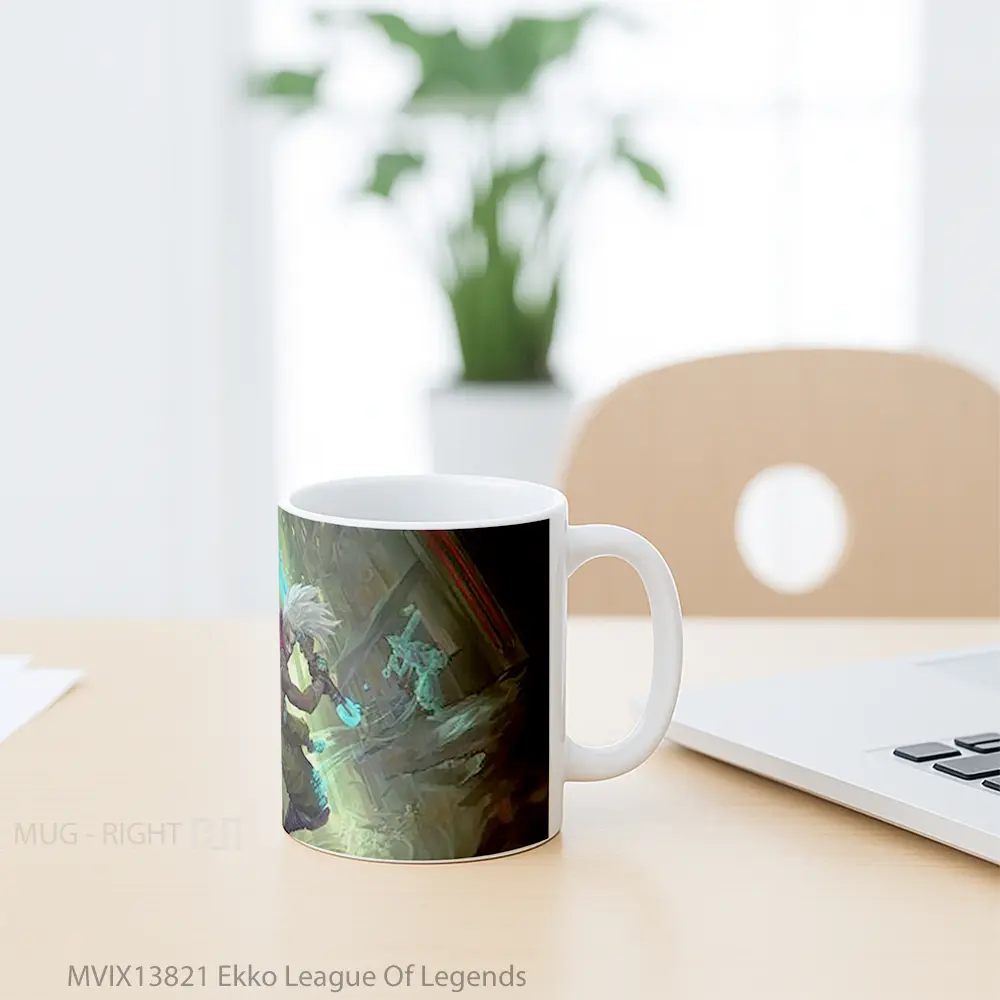 Mug Ekko League Of Legends Cangkir Gamer - All-side / Desain