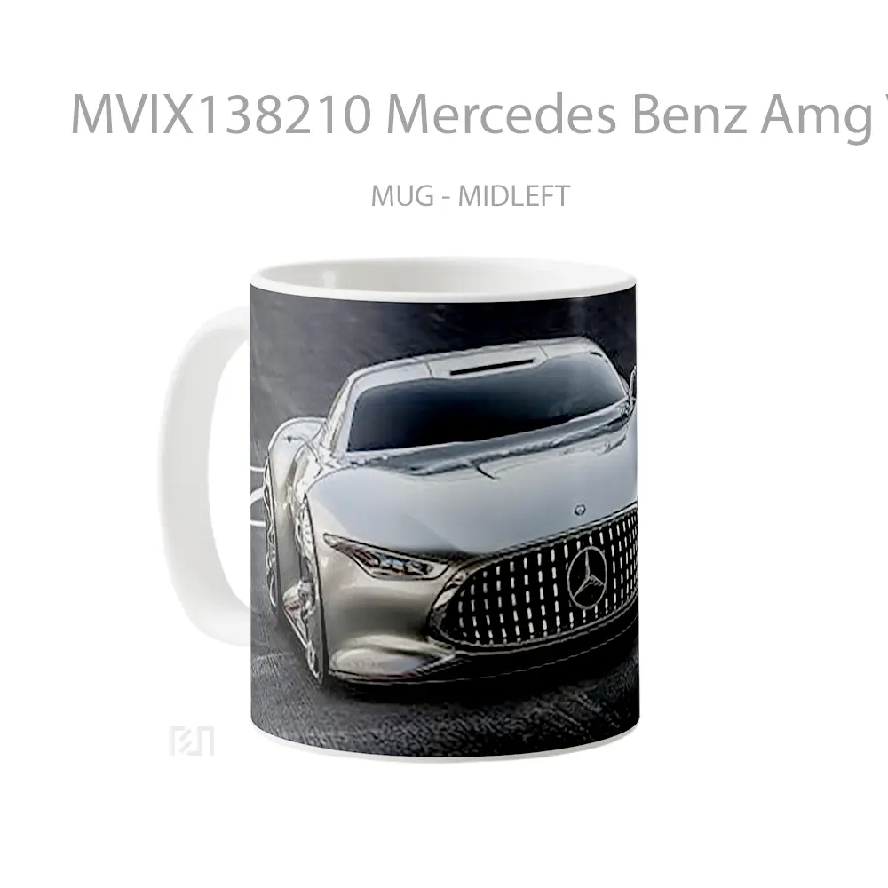 Mug Mercedes Benz Amg Vision Gran Turismo Gelas Superhero - All-side / Desain