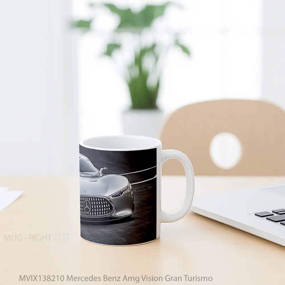 Mug Mercedes Benz Amg Vision Gran Turismo Gelas Superhero - All-side / Desain