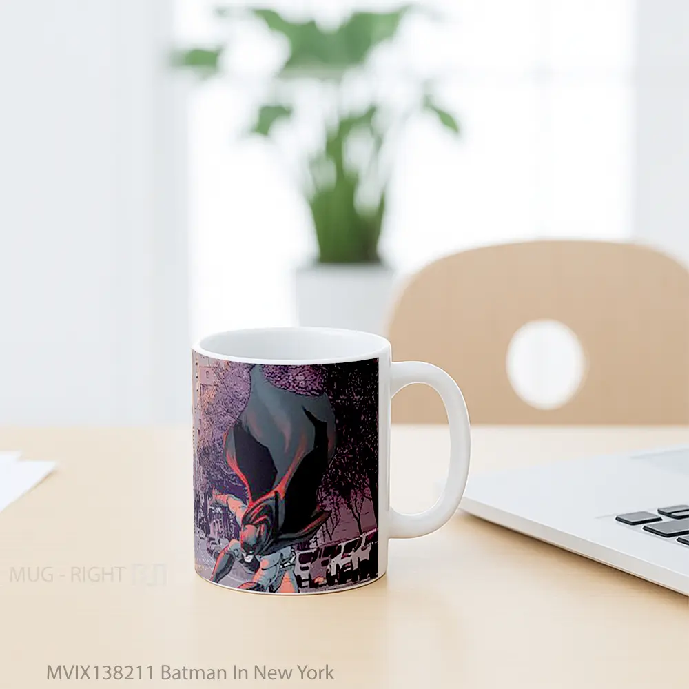 Mug Batman In New York Gelas Superhero - All-side / Desain