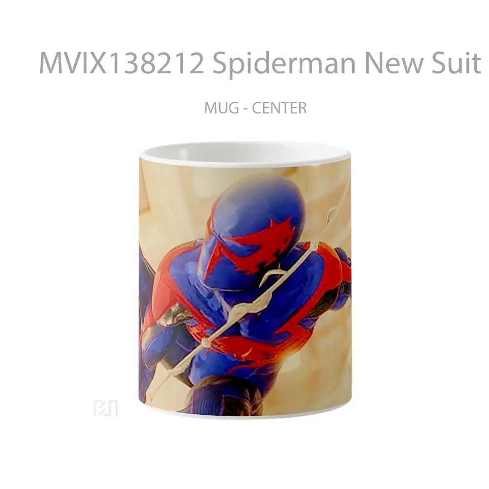 Mug Spiderman New Suit Gelas Superhero