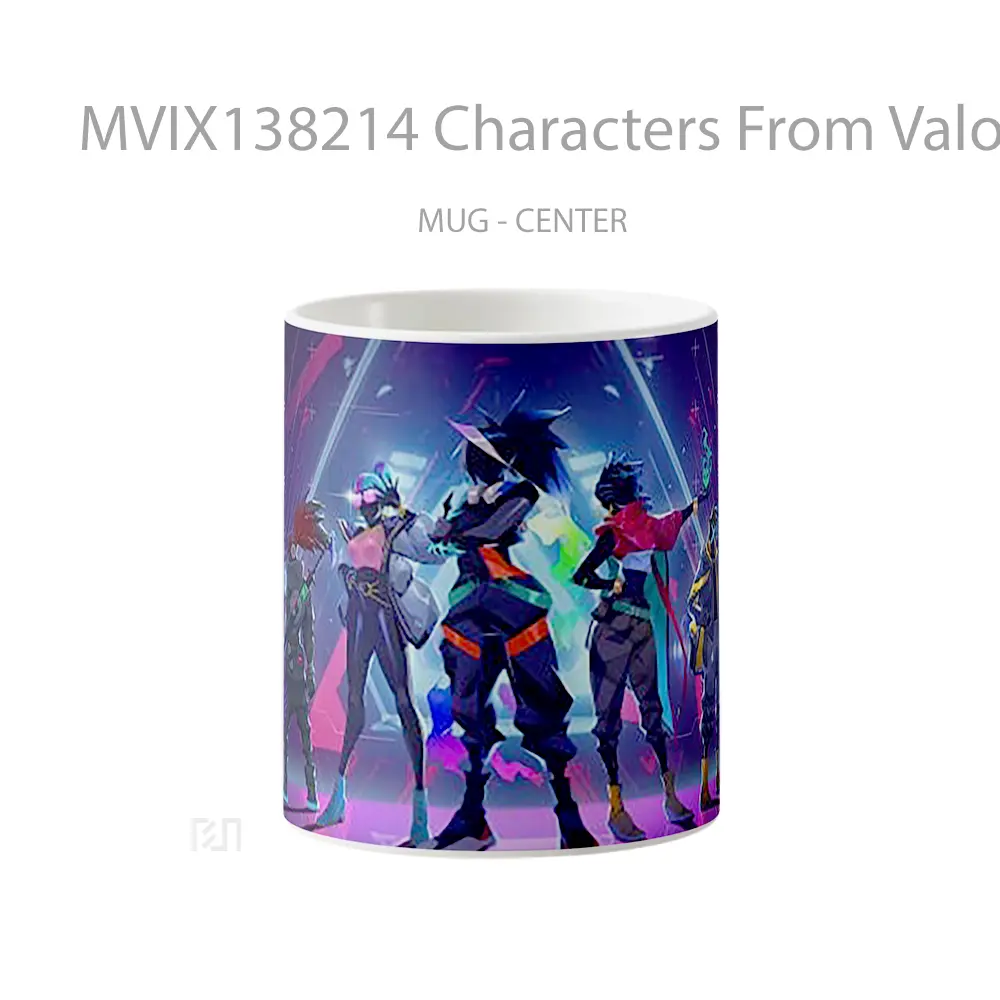 Mug Characters From Valorant V2 Cangkir Gamer