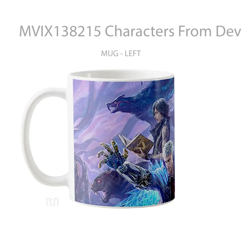 Mug Characters From Devil May Cry Gelas Keramik Unik - All-side / Desain