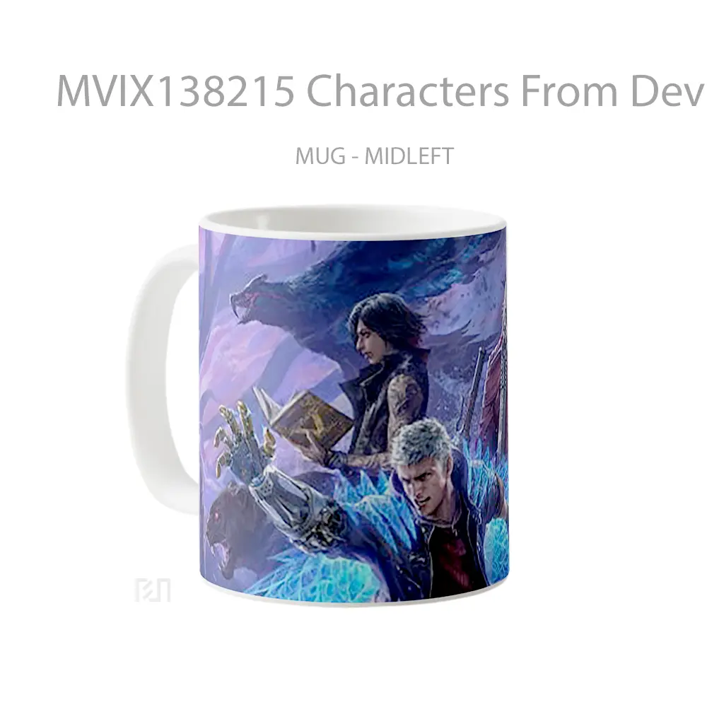 Mug Characters From Devil May Cry Gelas Keramik Unik - All-side / Desain