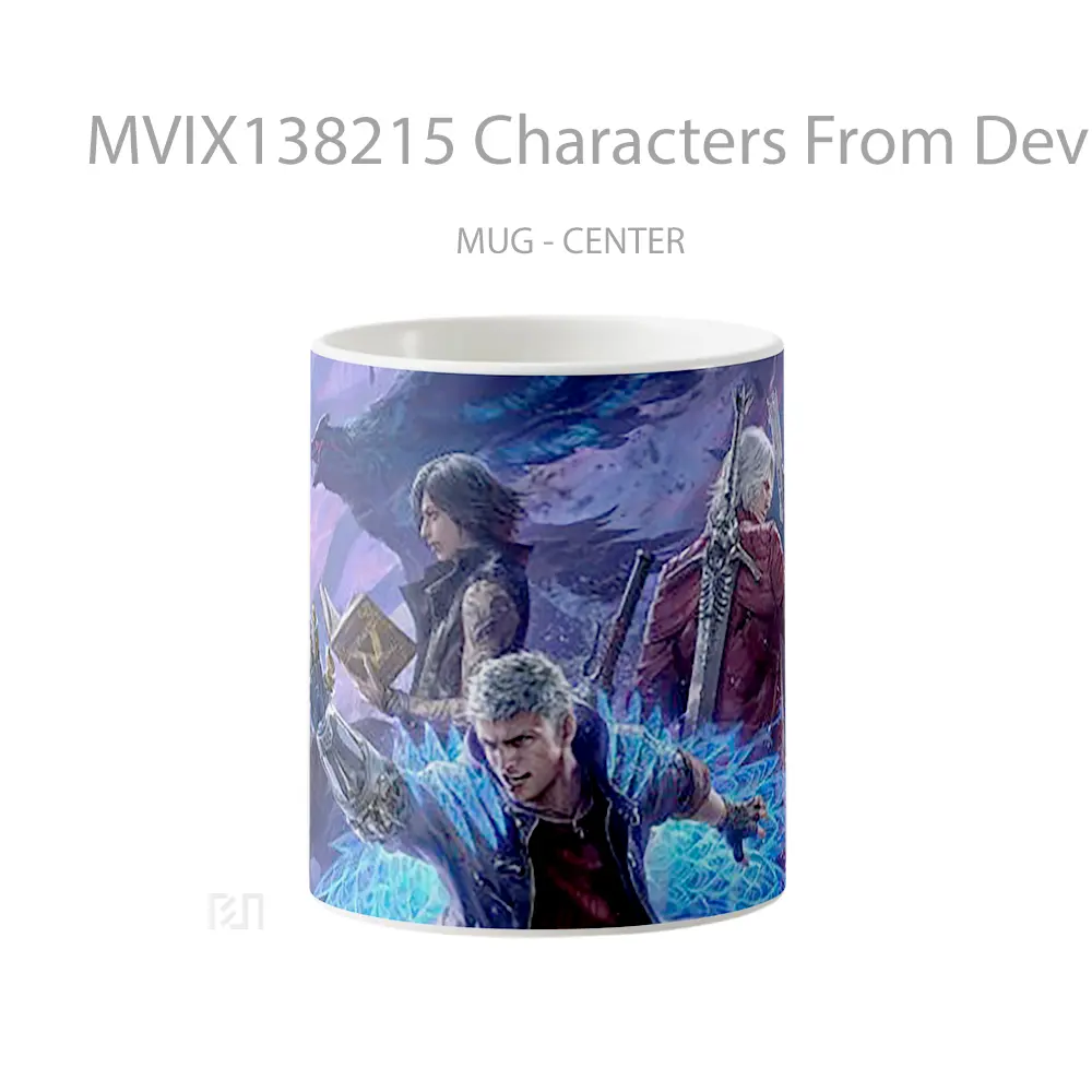 Mug Characters From Devil May Cry Gelas Keramik Unik