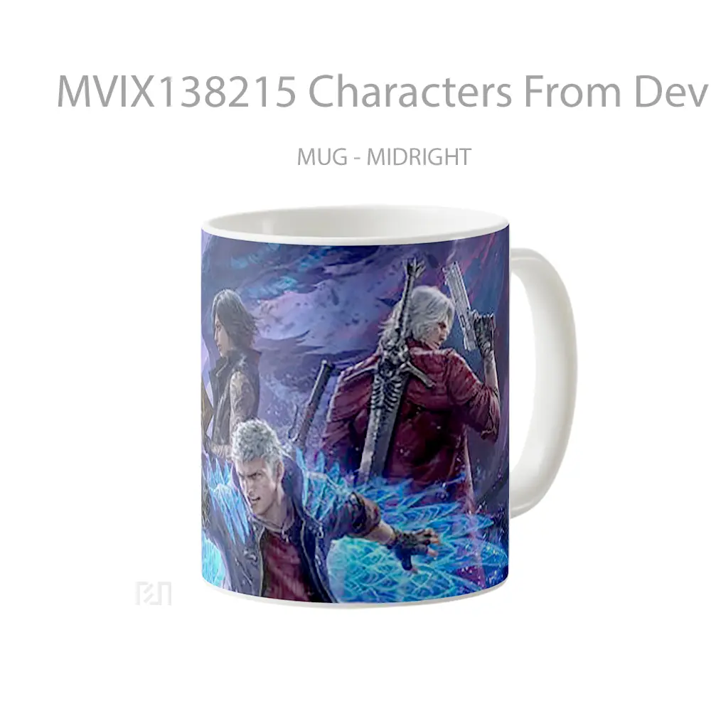 Mug Characters From Devil May Cry Gelas Keramik Unik - All-side / Desain