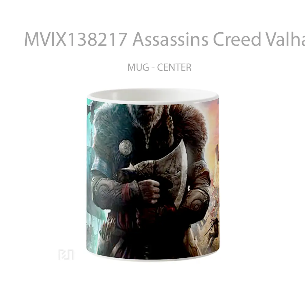 Mug Assassins Creed Valhalla 2020 Cangkir Gamer