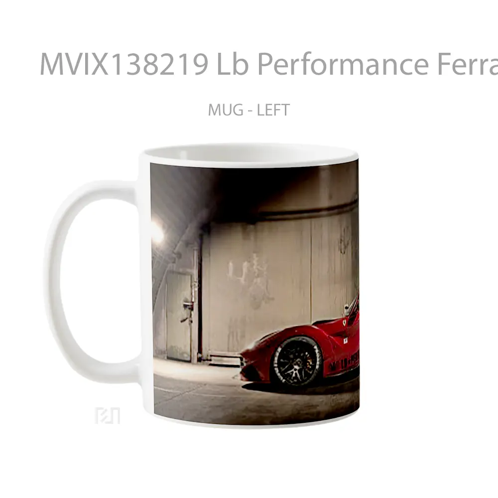 Mug Lb Performance Ferrari 458 Italy Cangkir Mobil - All-side / Desain