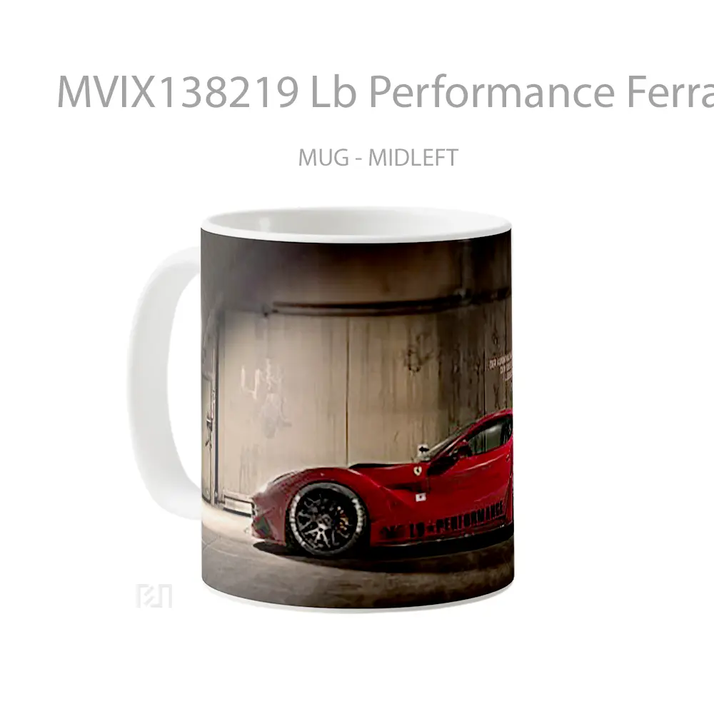 Mug Lb Performance Ferrari 458 Italy Cangkir Mobil - All-side / Desain
