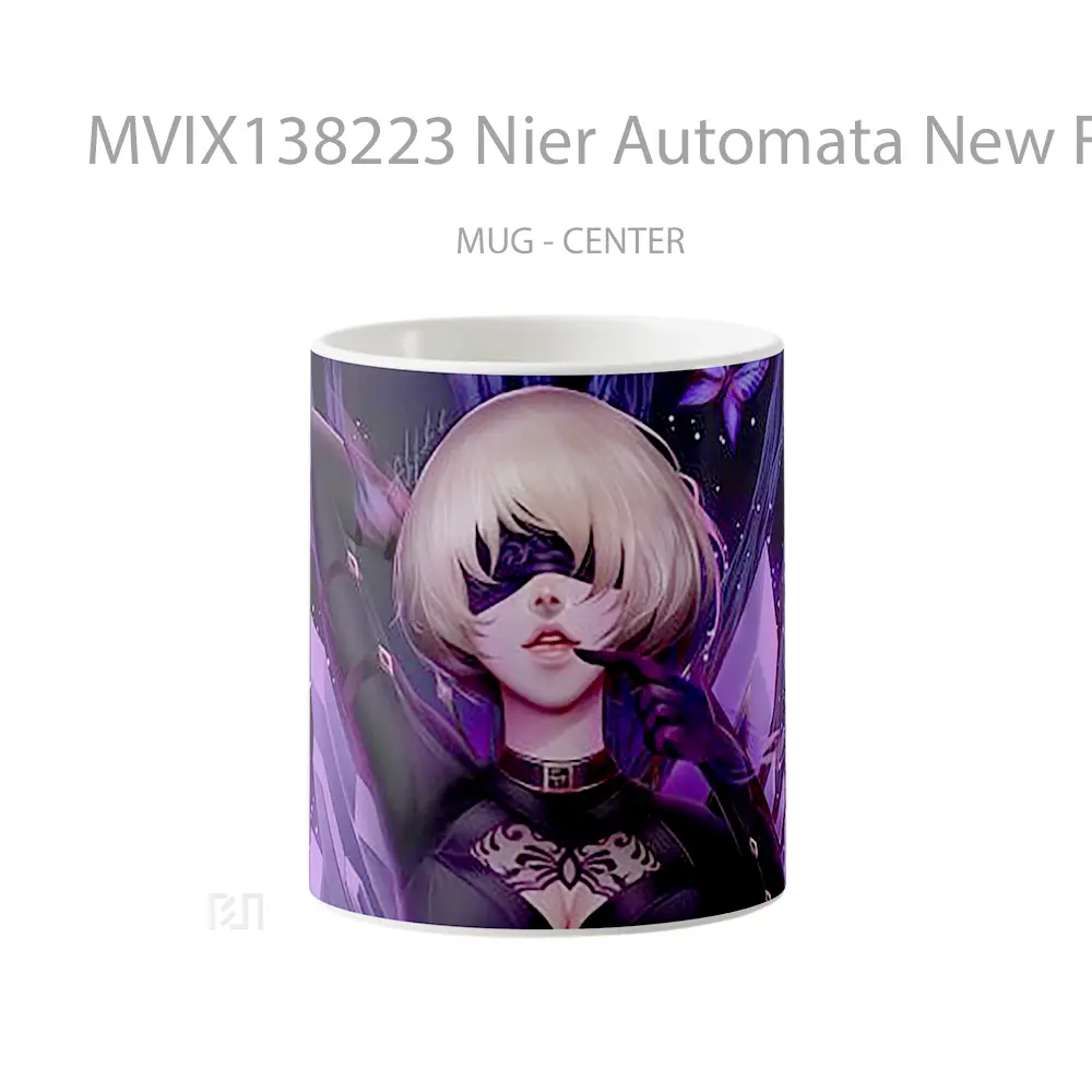 Mug Nier Automata New Fanart Cangkir Gamer