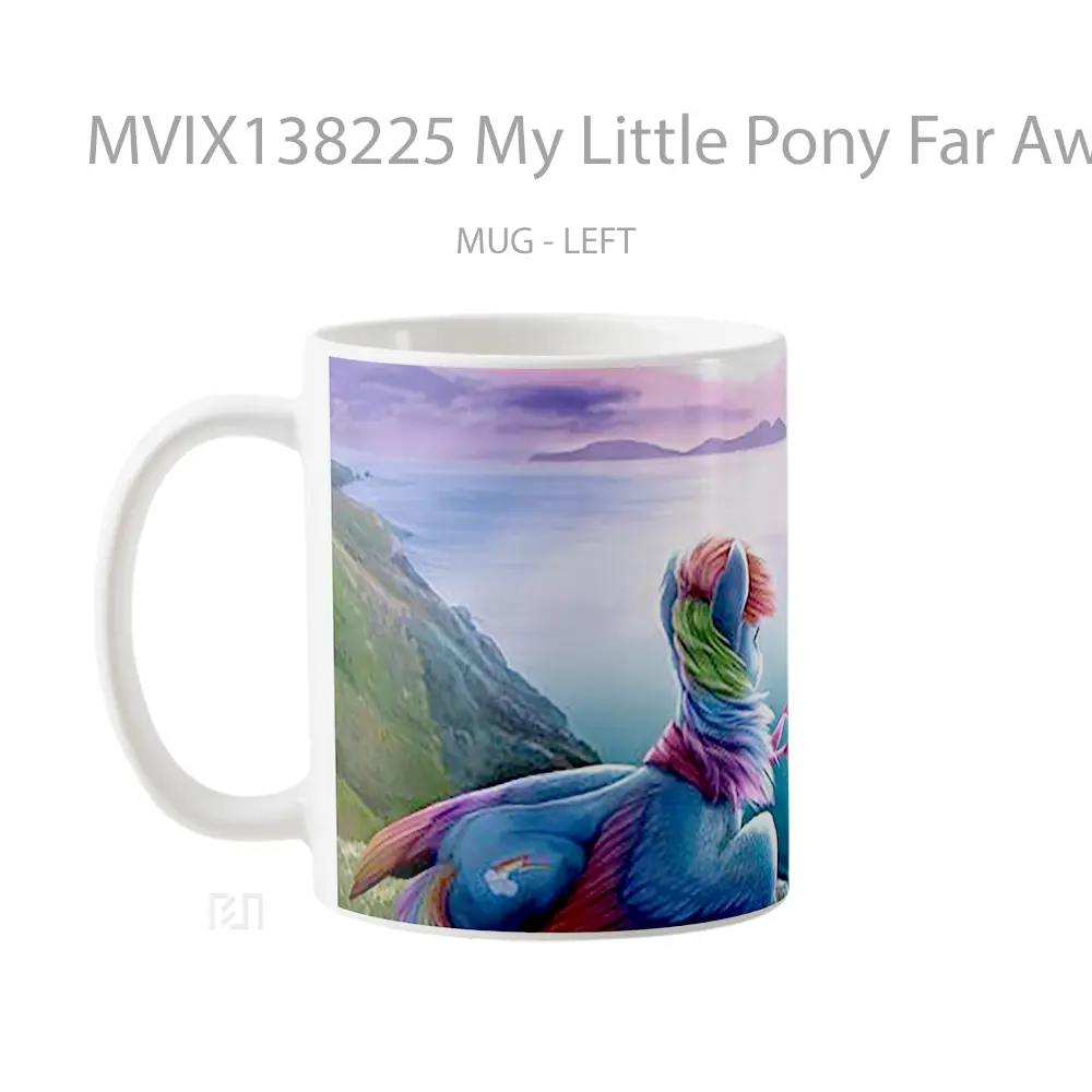 Mug My Little Pony Far Away Land Gelas Keramik Unik - All-side / Desain