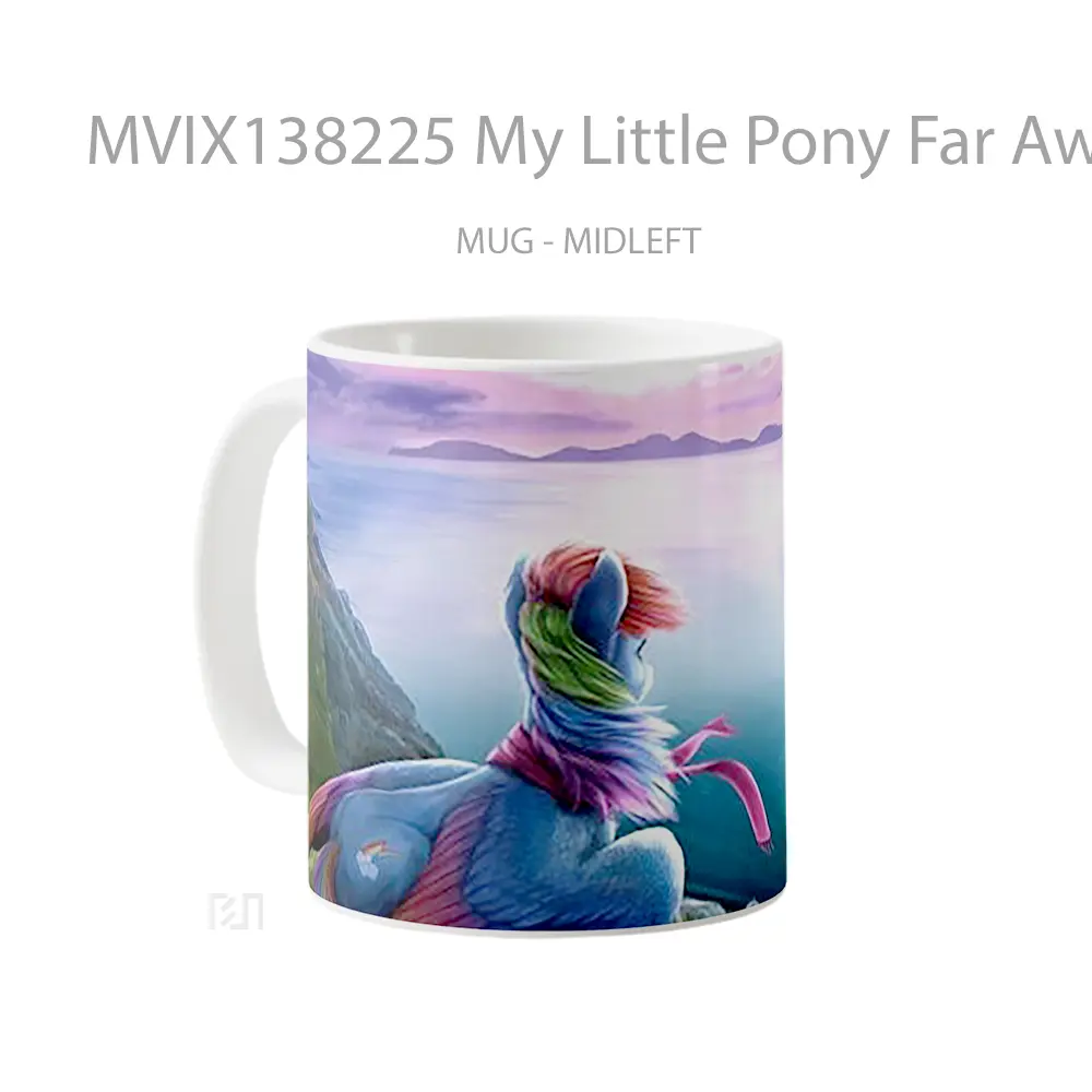 Mug My Little Pony Far Away Land Gelas Keramik Unik - All-side / Desain