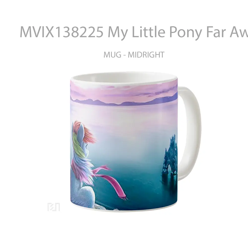Mug My Little Pony Far Away Land Gelas Keramik Unik - All-side / Desain