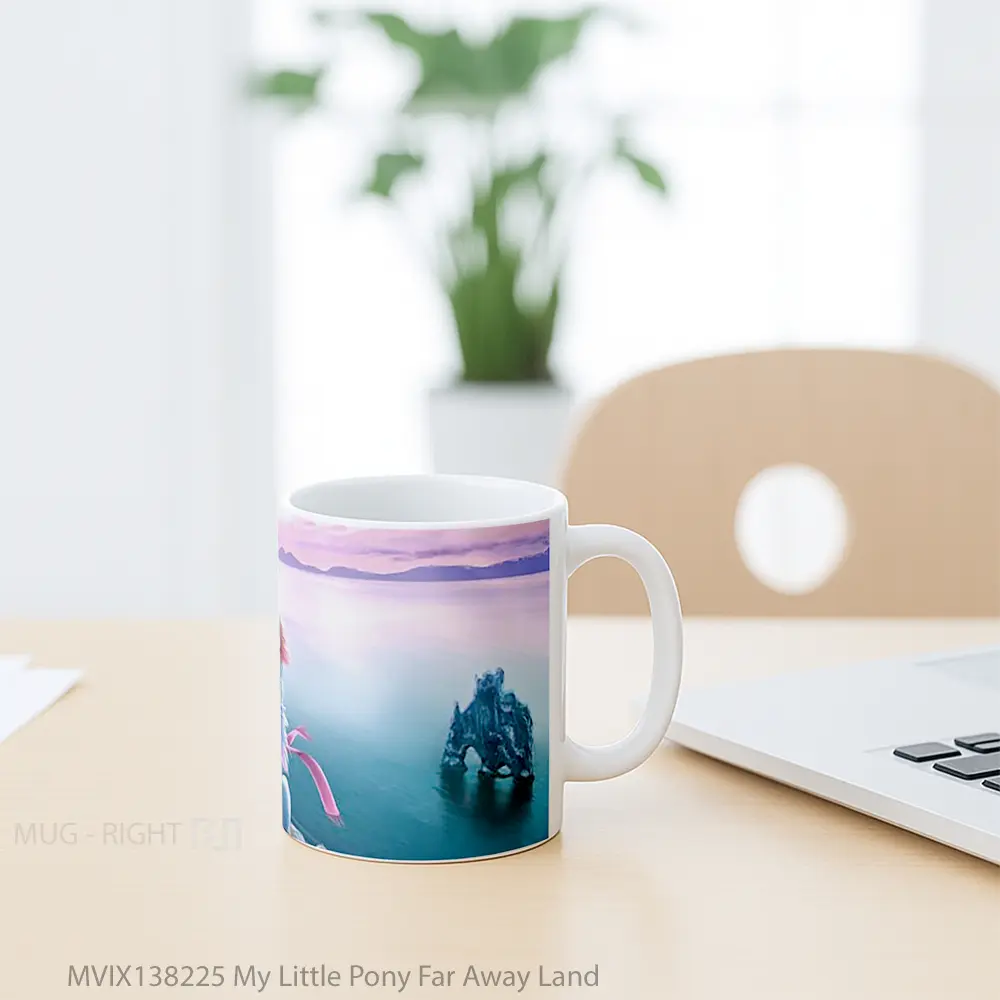 Mug My Little Pony Far Away Land Gelas Keramik Unik - All-side / Desain