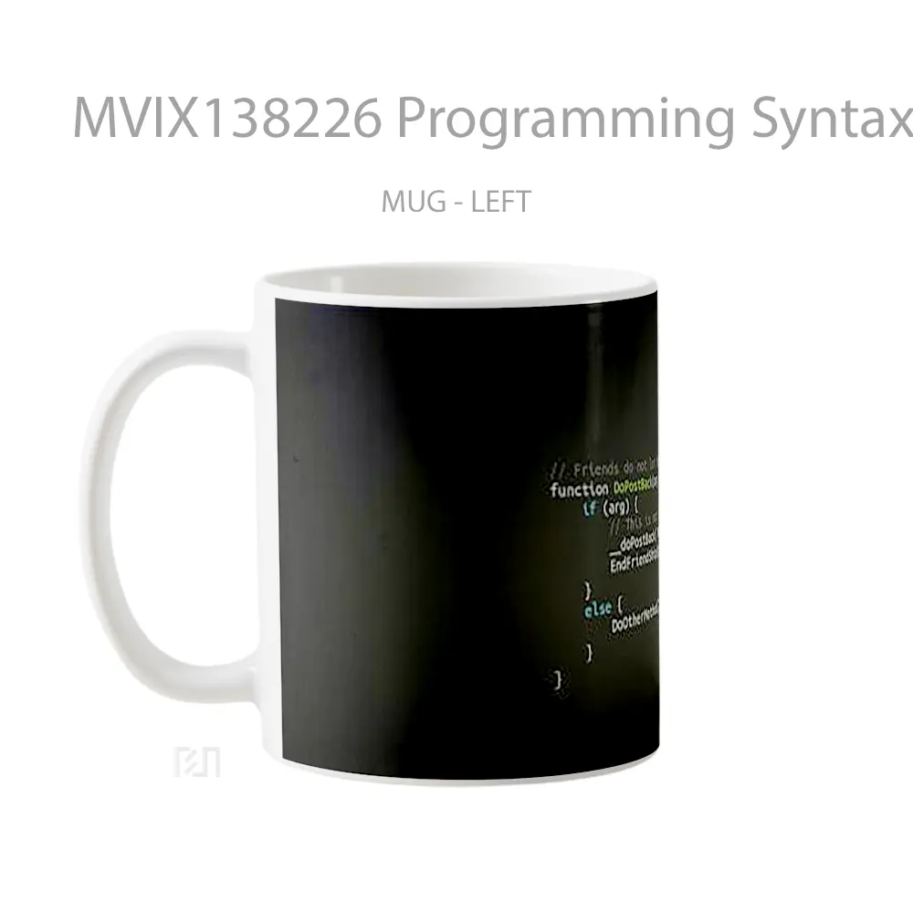 Mug Programming Syntax Gelas Keramik Unik - All-side / Desain