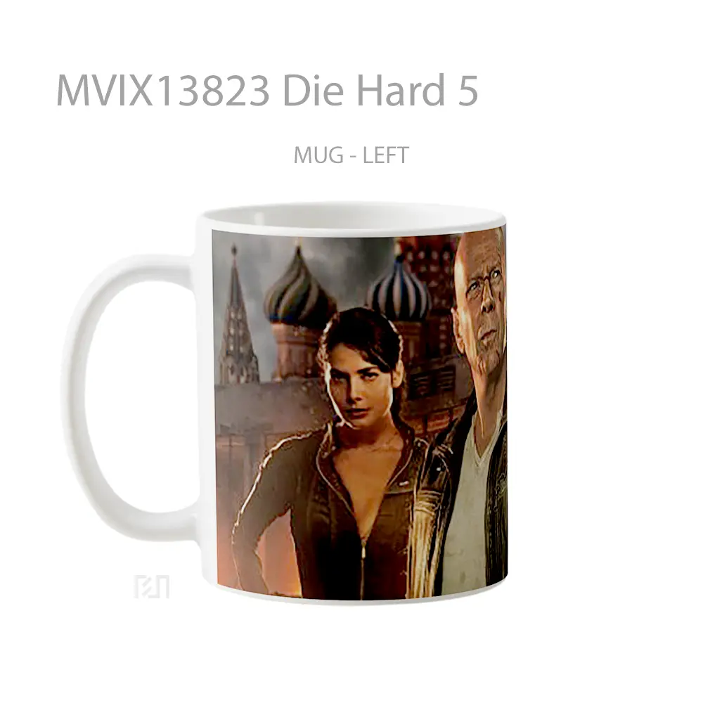 Mug Die Hard 5 Gelas Keramik Unik - All-side / Desain