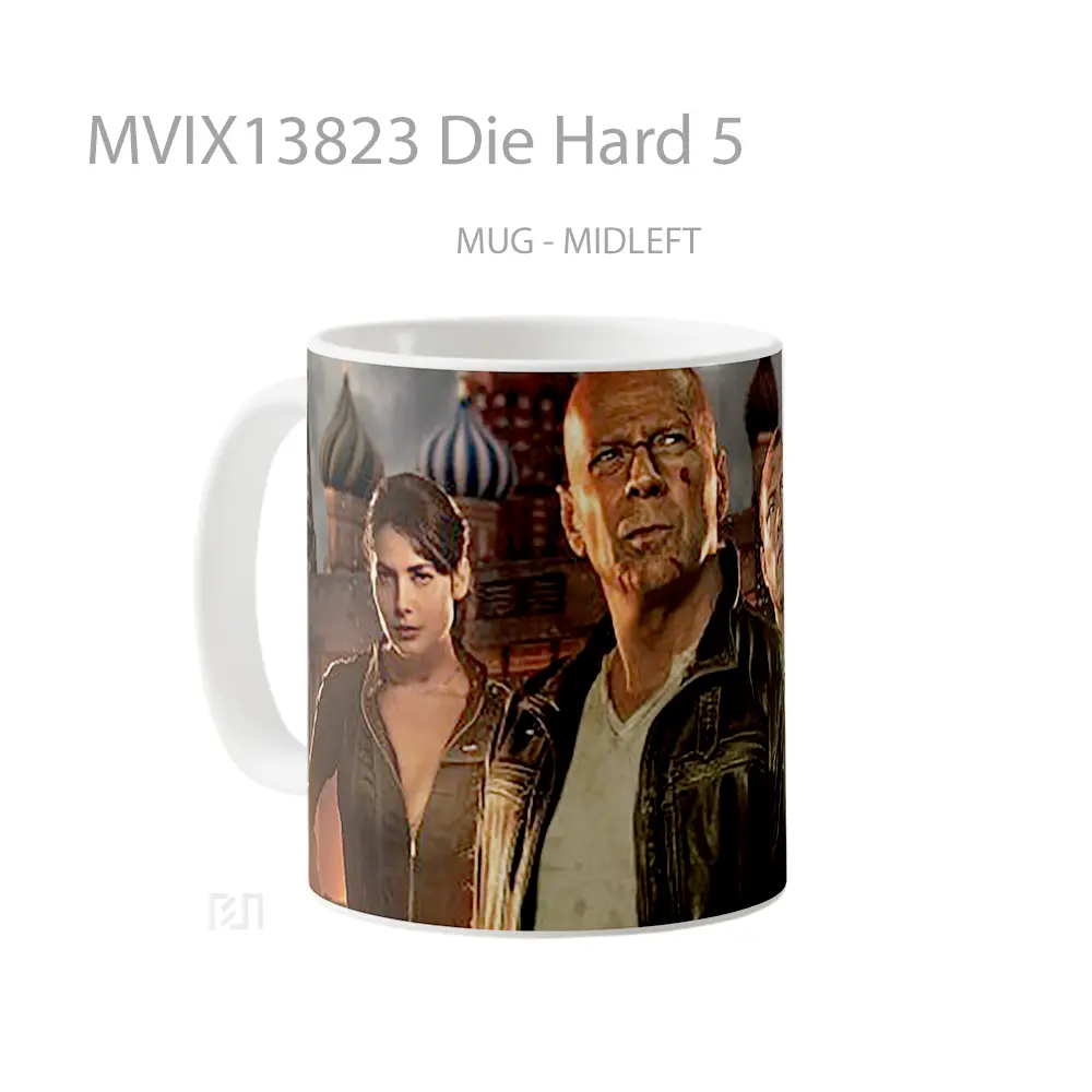 Mug Die Hard 5 Gelas Keramik Unik - All-side / Desain