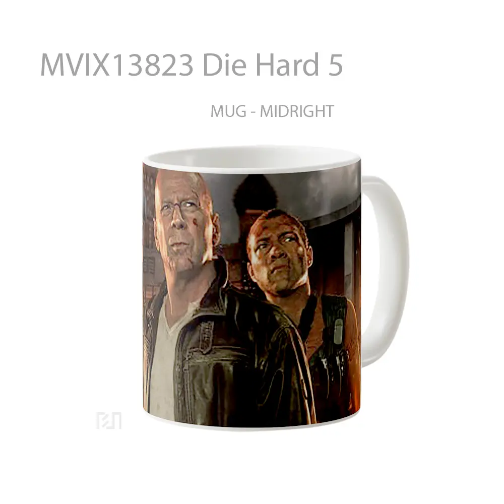 Mug Die Hard 5 Gelas Keramik Unik - All-side / Desain