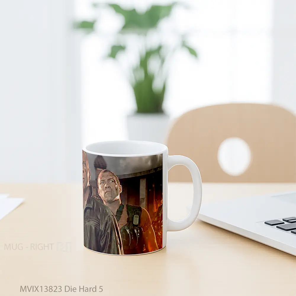 Mug Die Hard 5 Gelas Keramik Unik - All-side / Desain