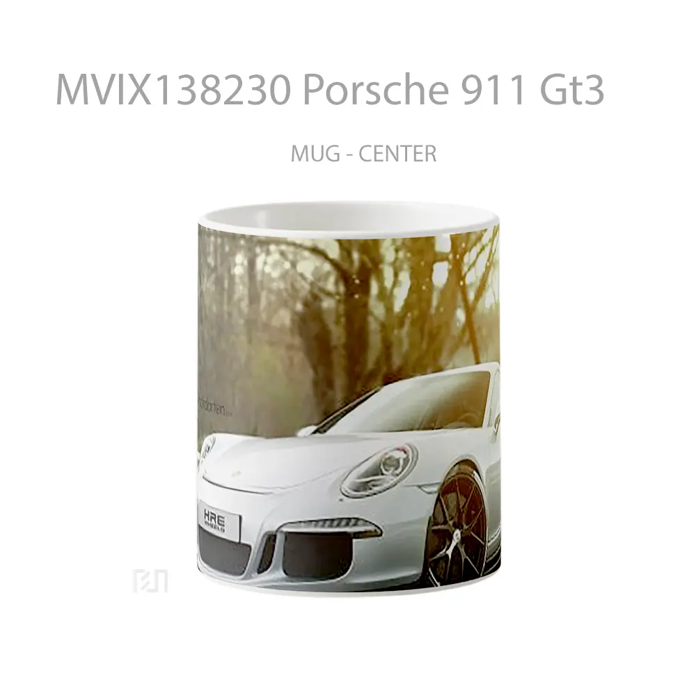 Mug Porsche 911 Gt3 Cangkir Mobil