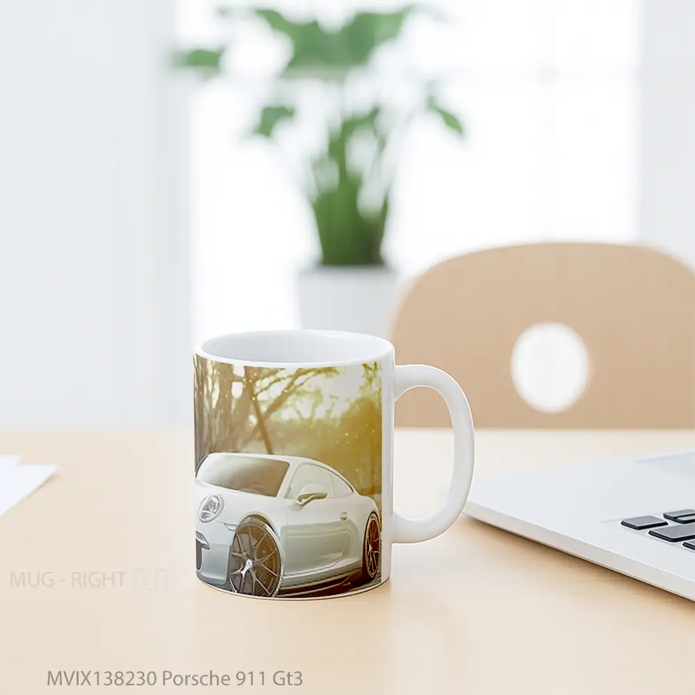 Mug Porsche 911 Gt3 Cangkir Mobil - All-side / Desain