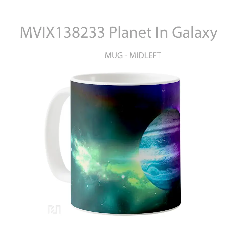 Mug Planet In Galaxy Gelas Astronomi - All-side / Desain