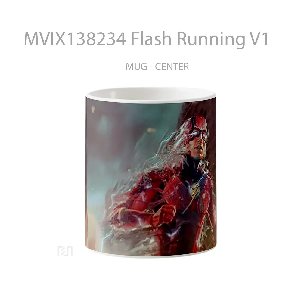 Mug Flash Running V1 Gelas Superhero