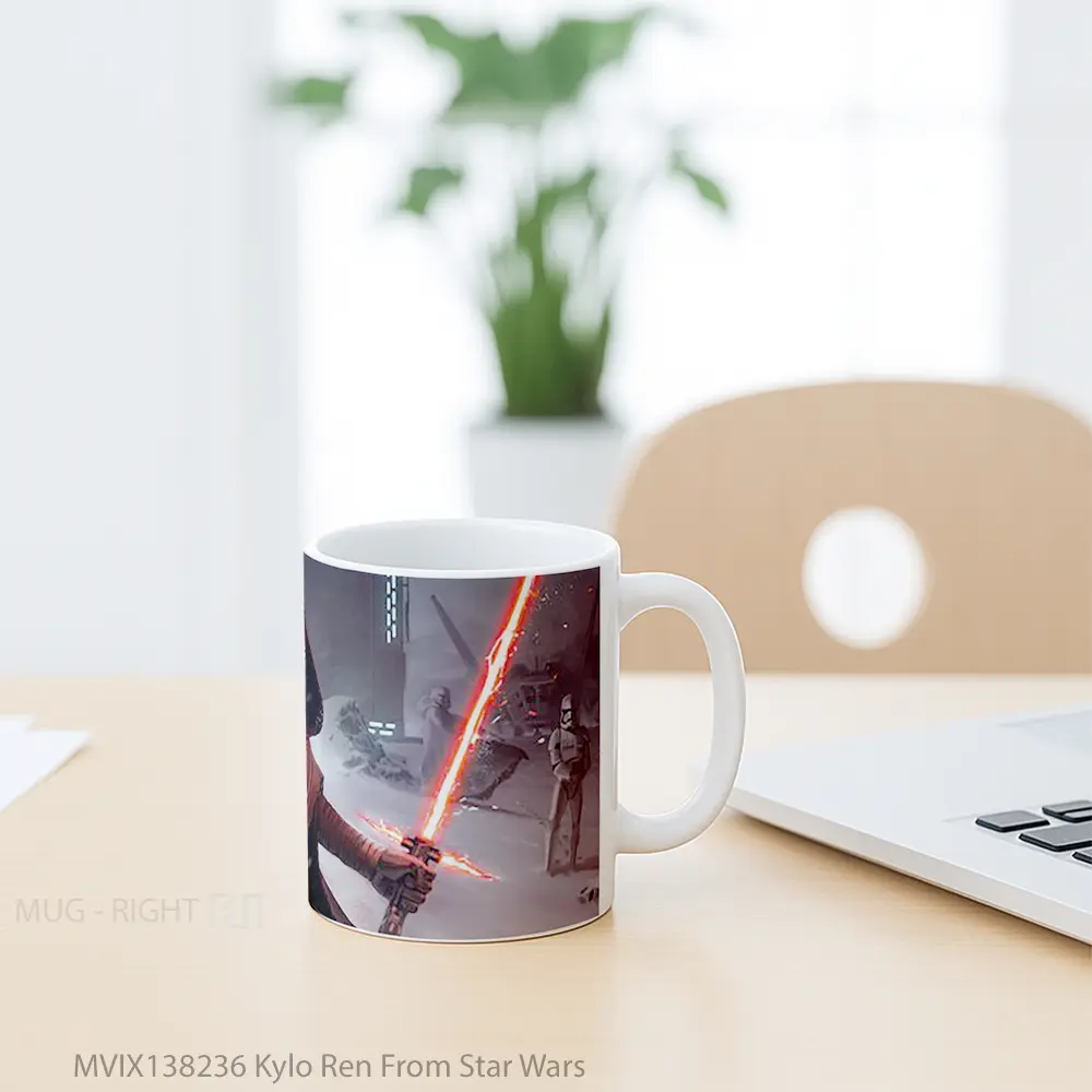 Mug Kylo Ren From Star Wars Gelas Star Wars - All-side / Desain