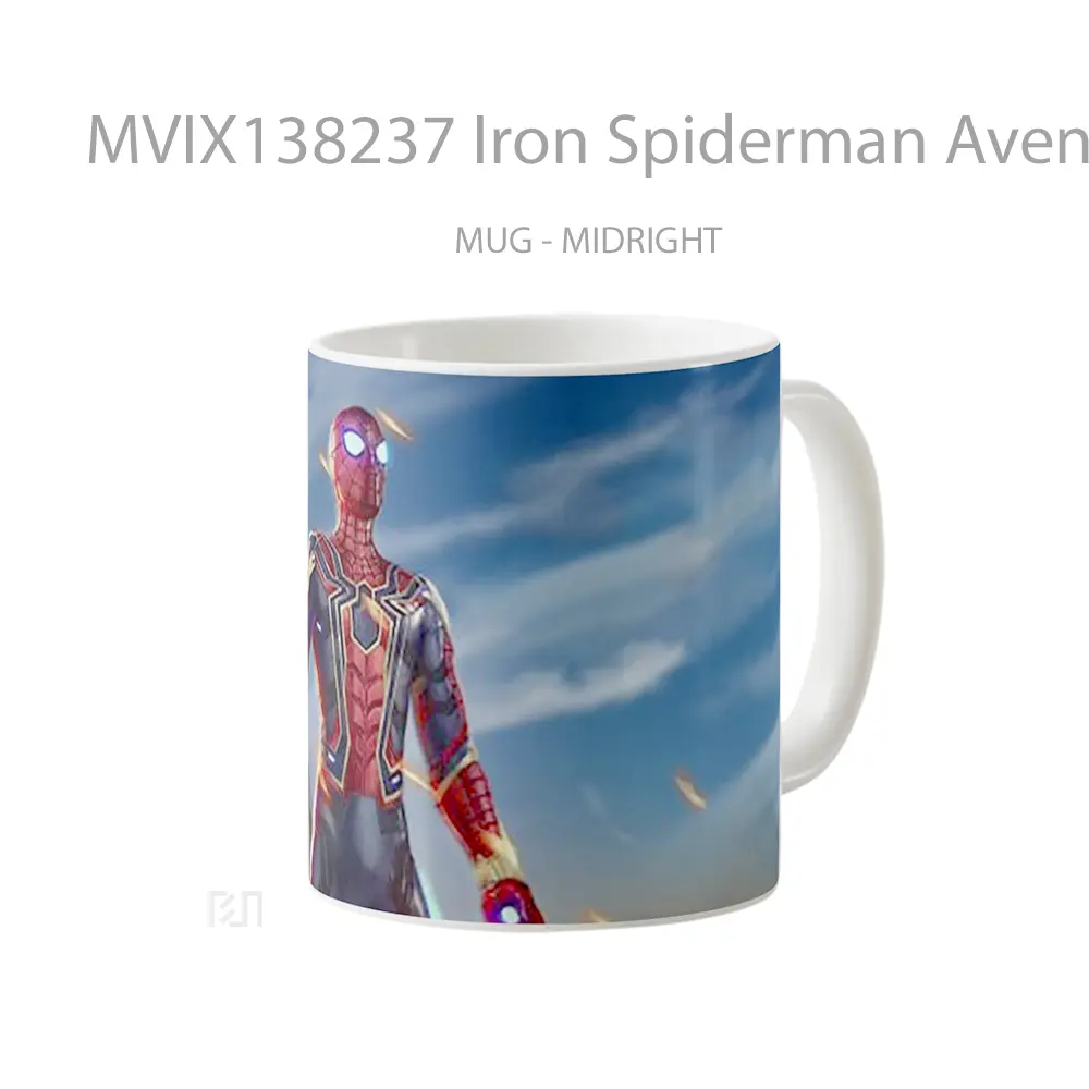 Mug Iron Spiderman Avengers Infinity War Gelas Superhero - All-side / Desain